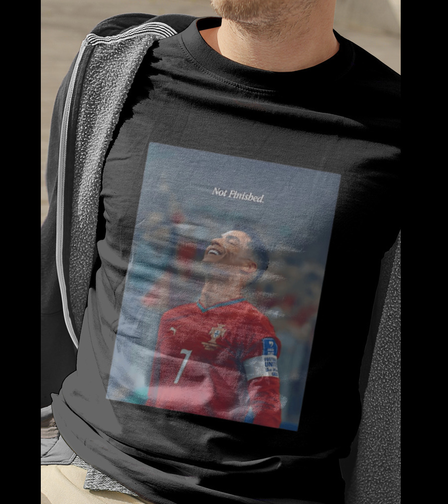 Cristiano Ronaldo Not Finished Portugal National Team Legendary Comeback Red Jersey Iconic Number 7 T-Shirt