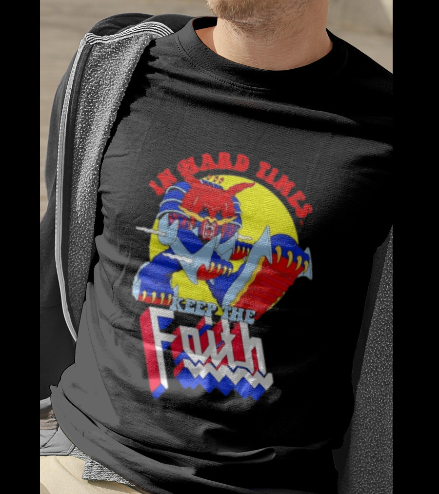 In Hard Times Keep The Faith Robot Warrior T-Shirt