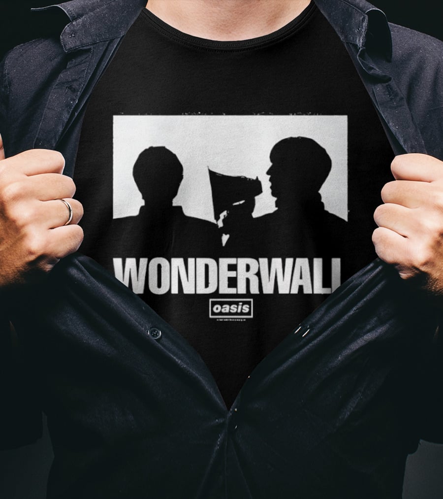 Wonderwall Oasis Liam Gallagher Noel Gallagher Music Band T-Shirt