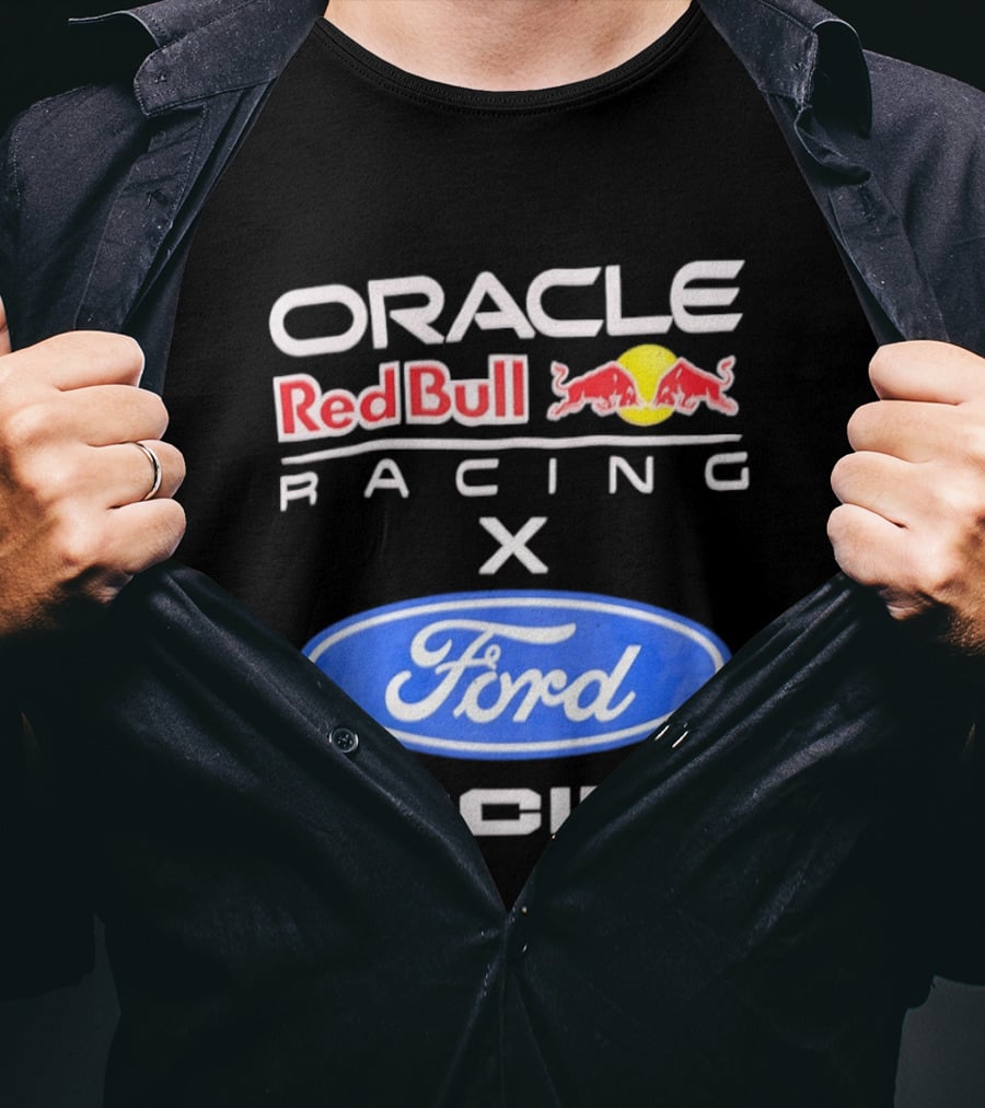 Oracle Red Bull Racing X Ford Racing Formula 1 Collaboration T-Shirt