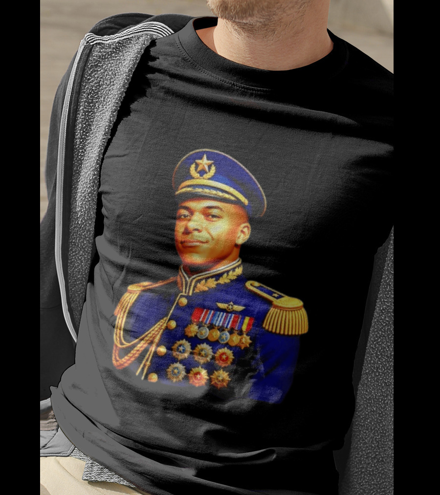 Kylian Mbappe Dictator Paris Saint Germain Military Uniform T-Shirt