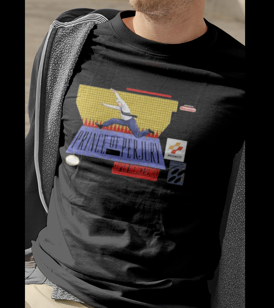 Prince Of Perjury Super Noncetendo Entertainment System Nosweat T-Shirt