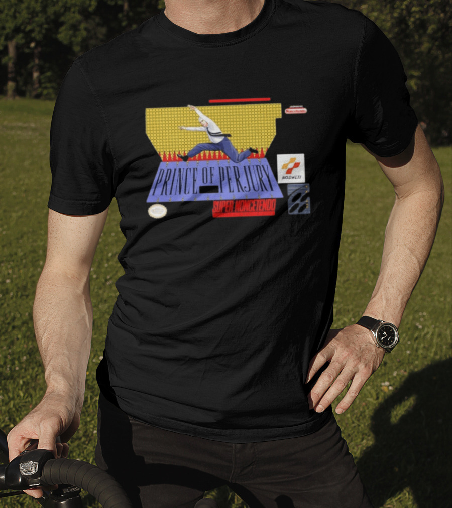 Prince Of Perjury Super Noncetendo Entertainment System Nosweat T-Shirt