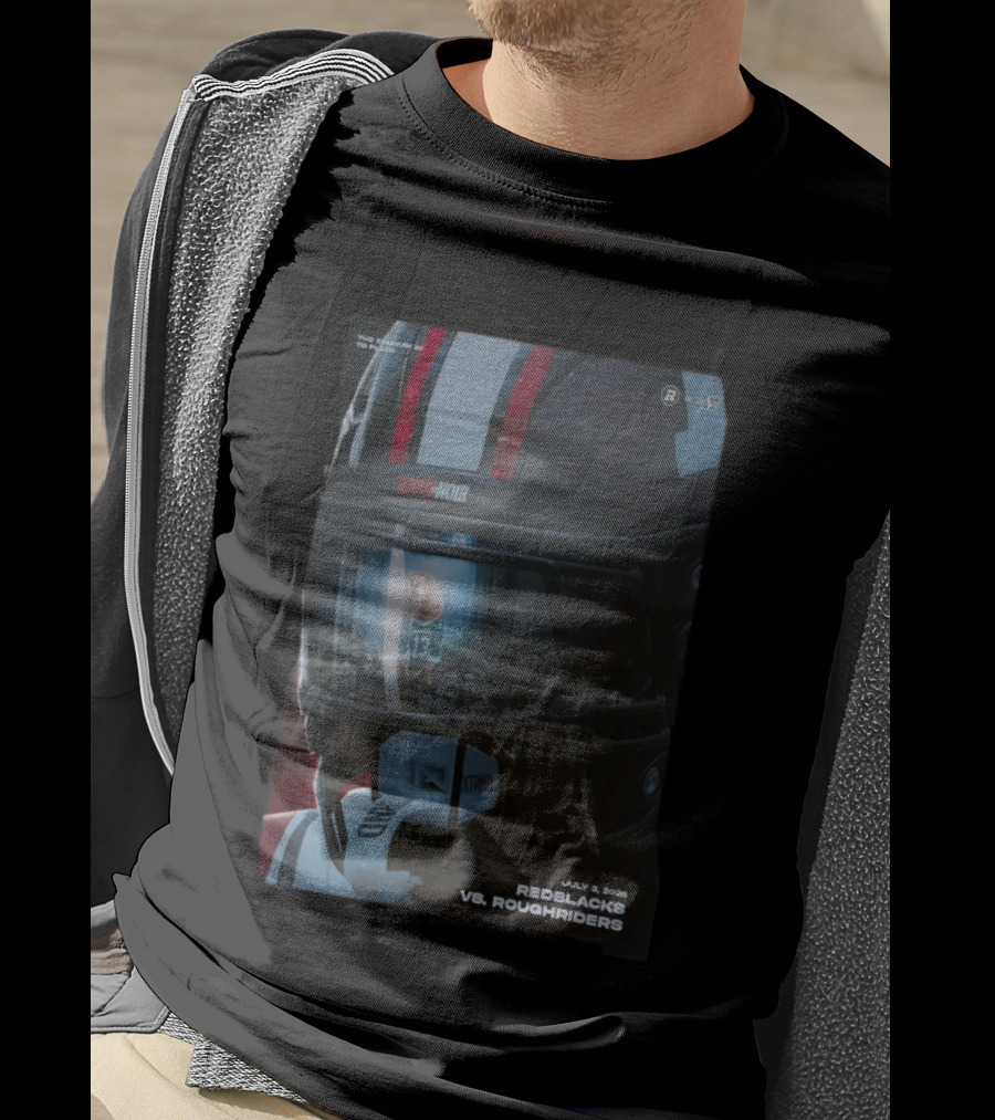 Redblacks Vs Roughriders July 3 2026 The Stadium To Rouge Noir T-Shirt