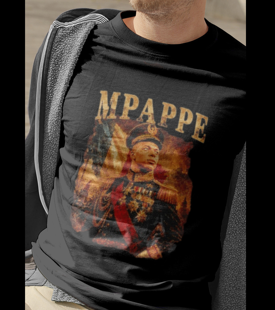 Kylian Mbappe Napoleonic General Military Uniform Commander T-Shirt