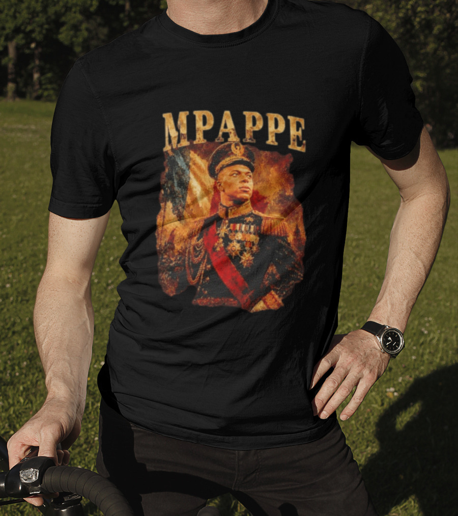 Kylian Mbappe Napoleonic General Military Uniform Commander T-Shirt
