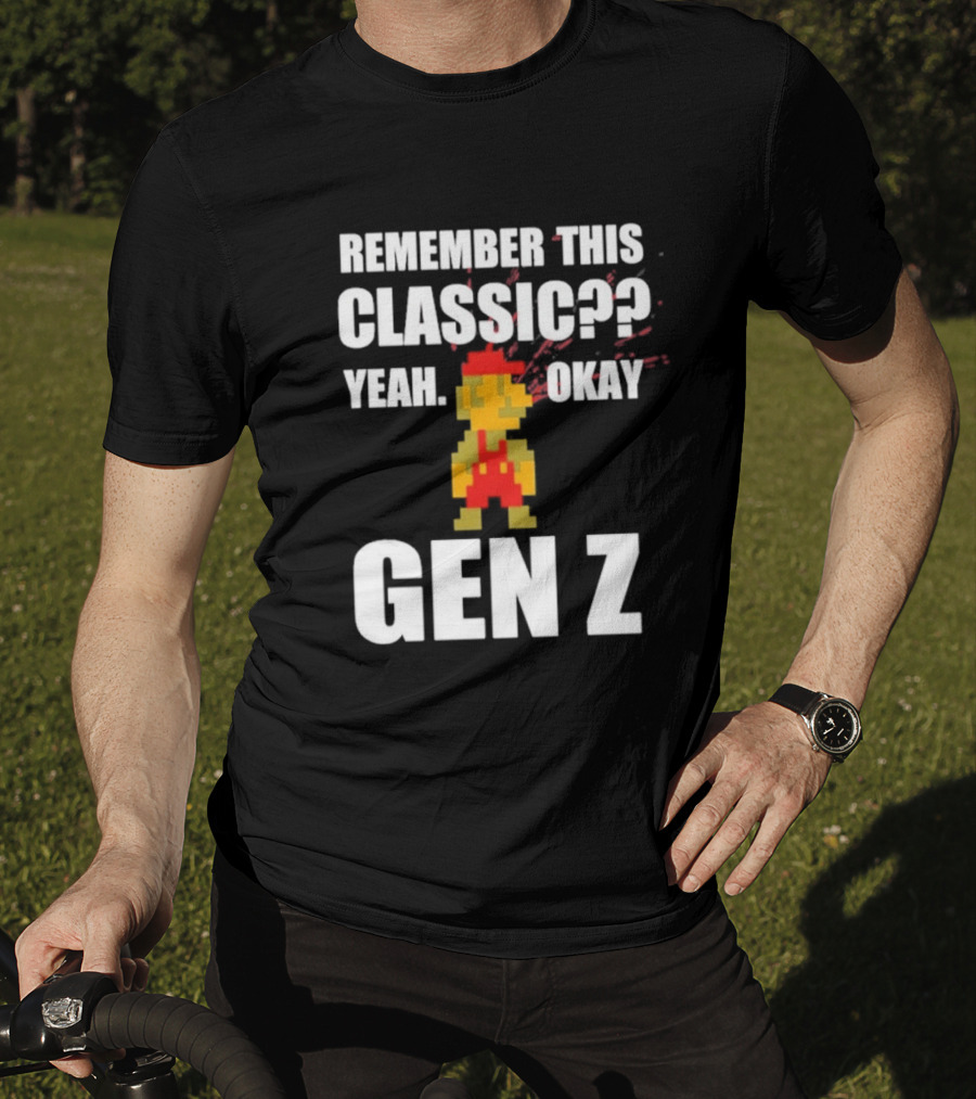 Remember This Classic Yeah Okay Gen Z Retro Gamer Nostalgia T-Shirt