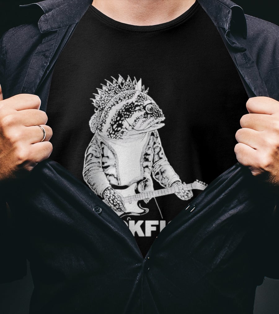 Rockfish Jacket Electric Guitar Performance T-Shirt