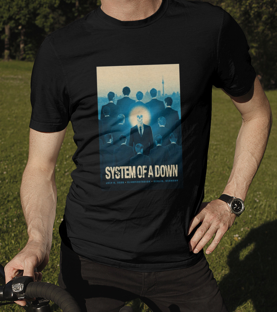 System Of A Down July 8 2026 Olympiastadion Berlin Germany T-Shirt