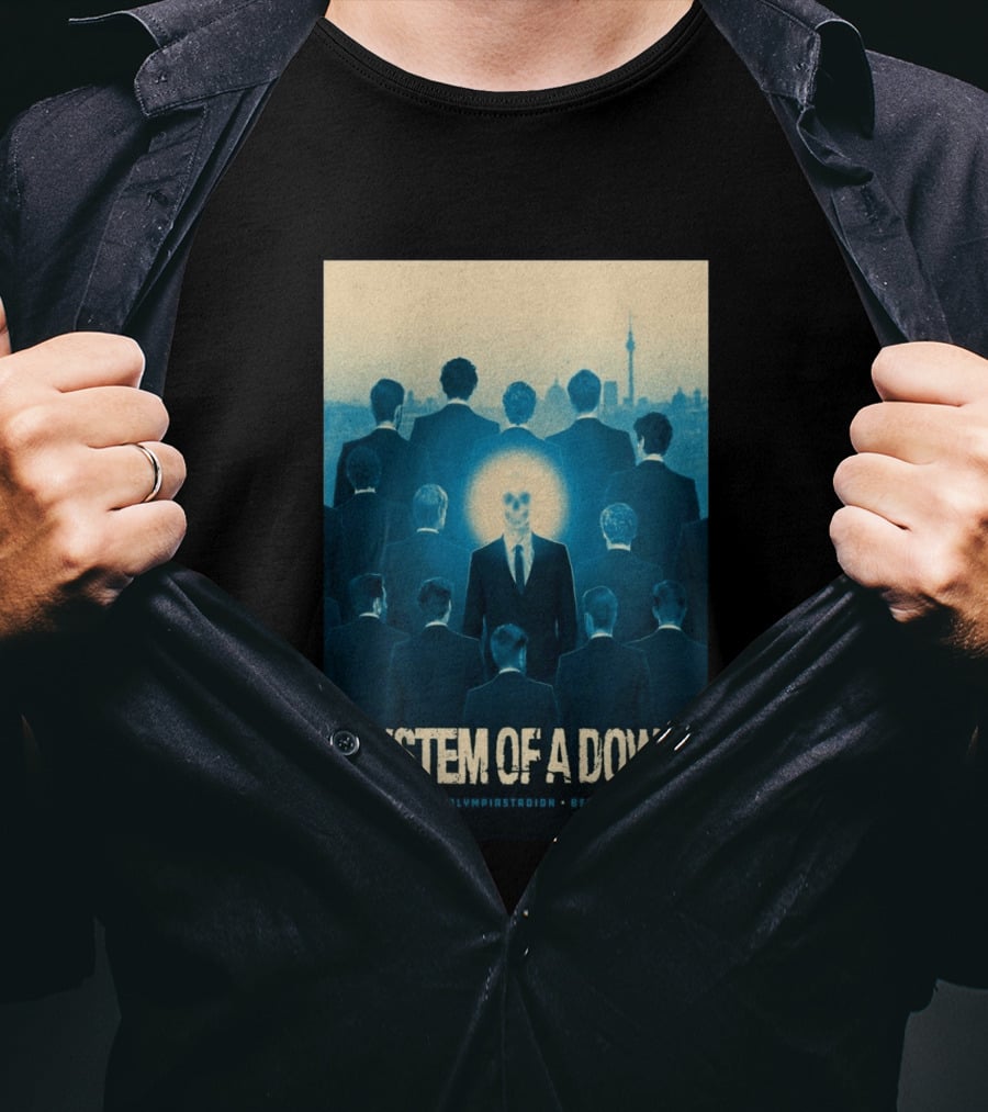 System Of A Down July 8 2026 Olympiastadion Berlin Germany T-Shirt