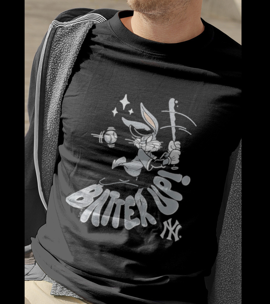New York Yankees X Looney Tunes Batter Up Bugs Bunny 2026 T-Shirt