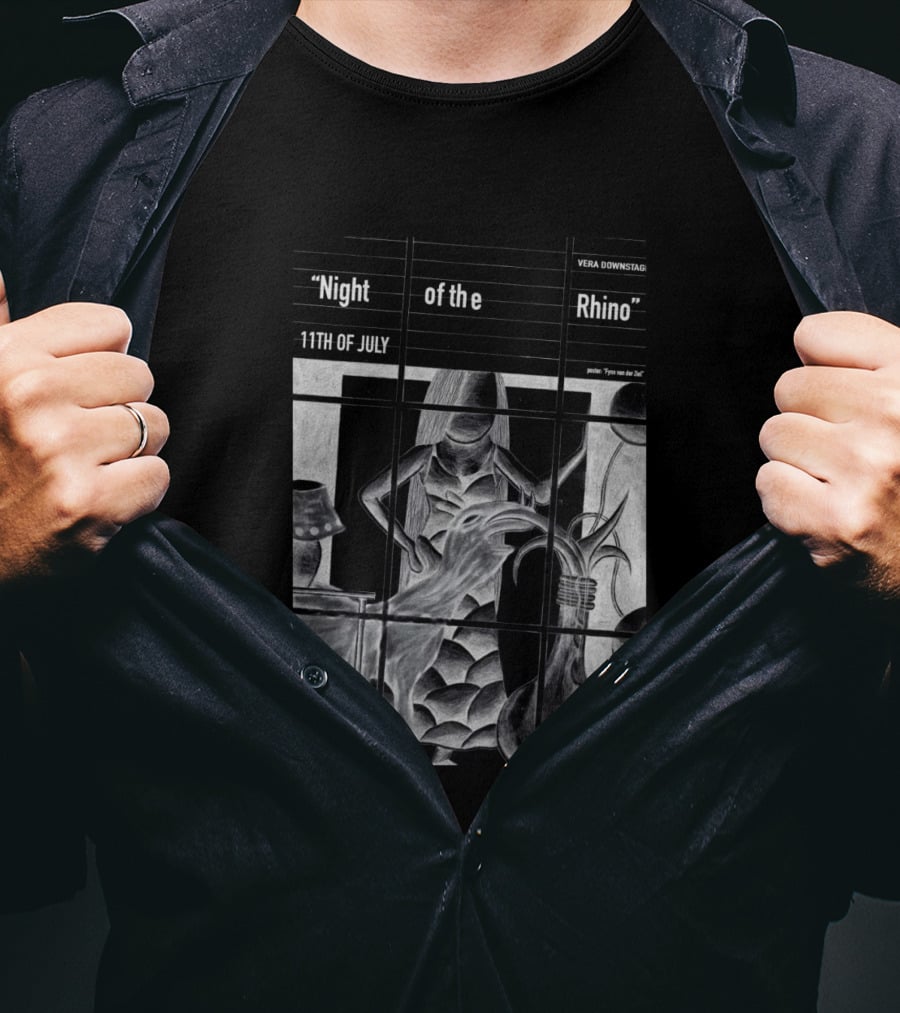 Night Of The Rhino 11th Of July Vera Downstage Groningen Netherlands Fynn Van Der Ziel T-Shirt