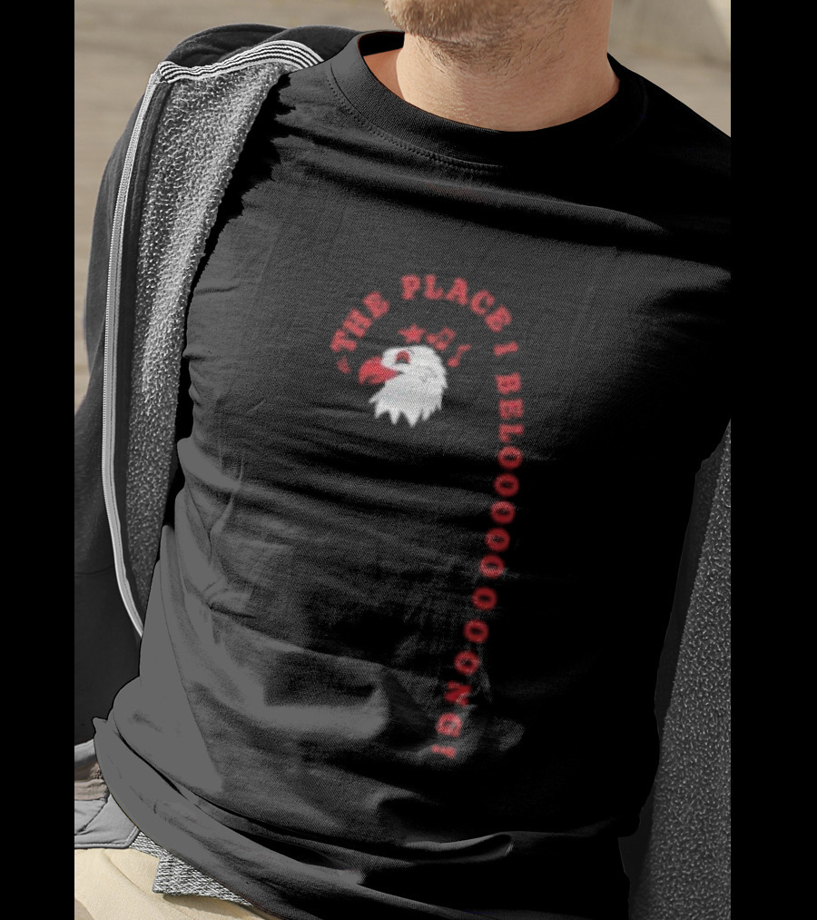The Place I Belong Eagle Music Notes John Denver T-Shirt