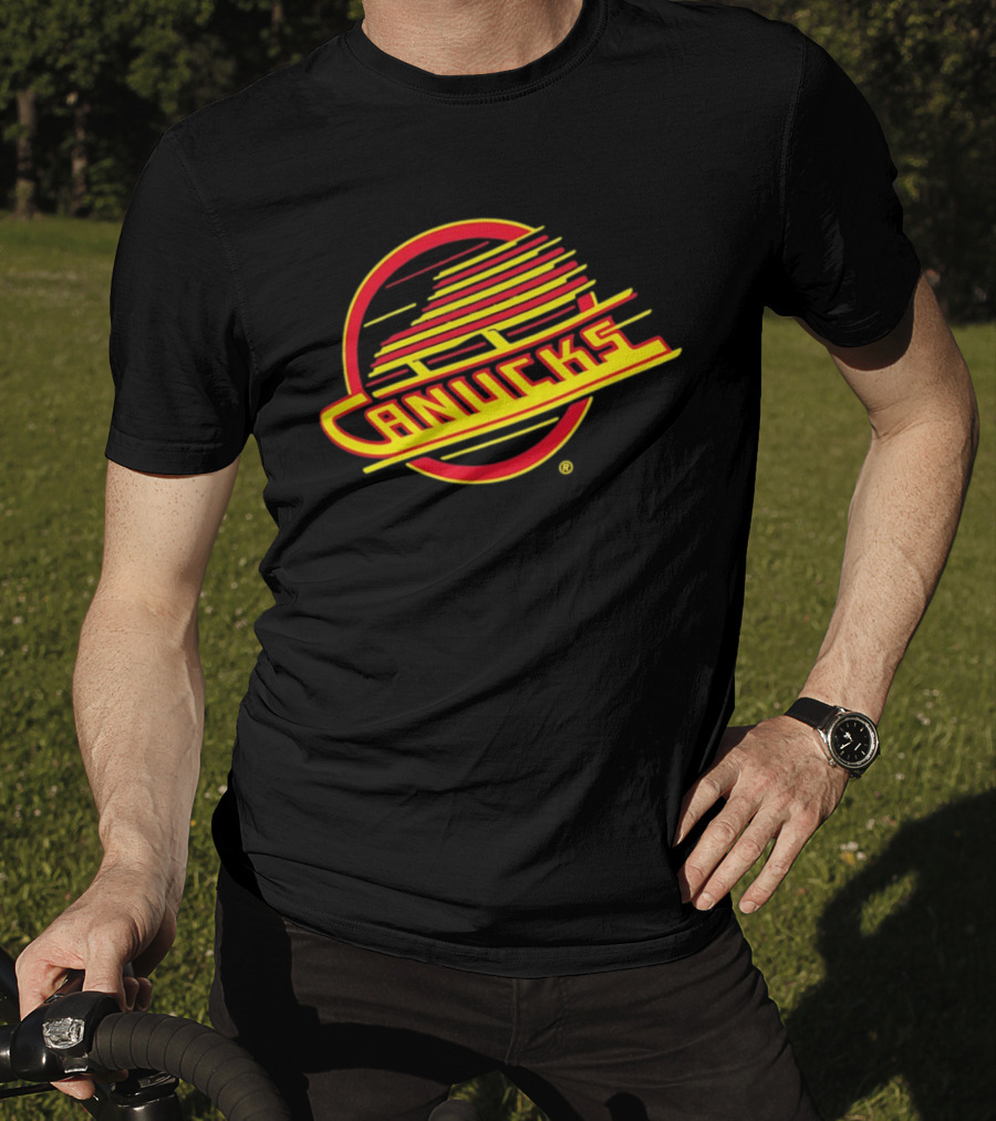 Vancouver Canucks Skate Logo NHL Hockey T-Shirt