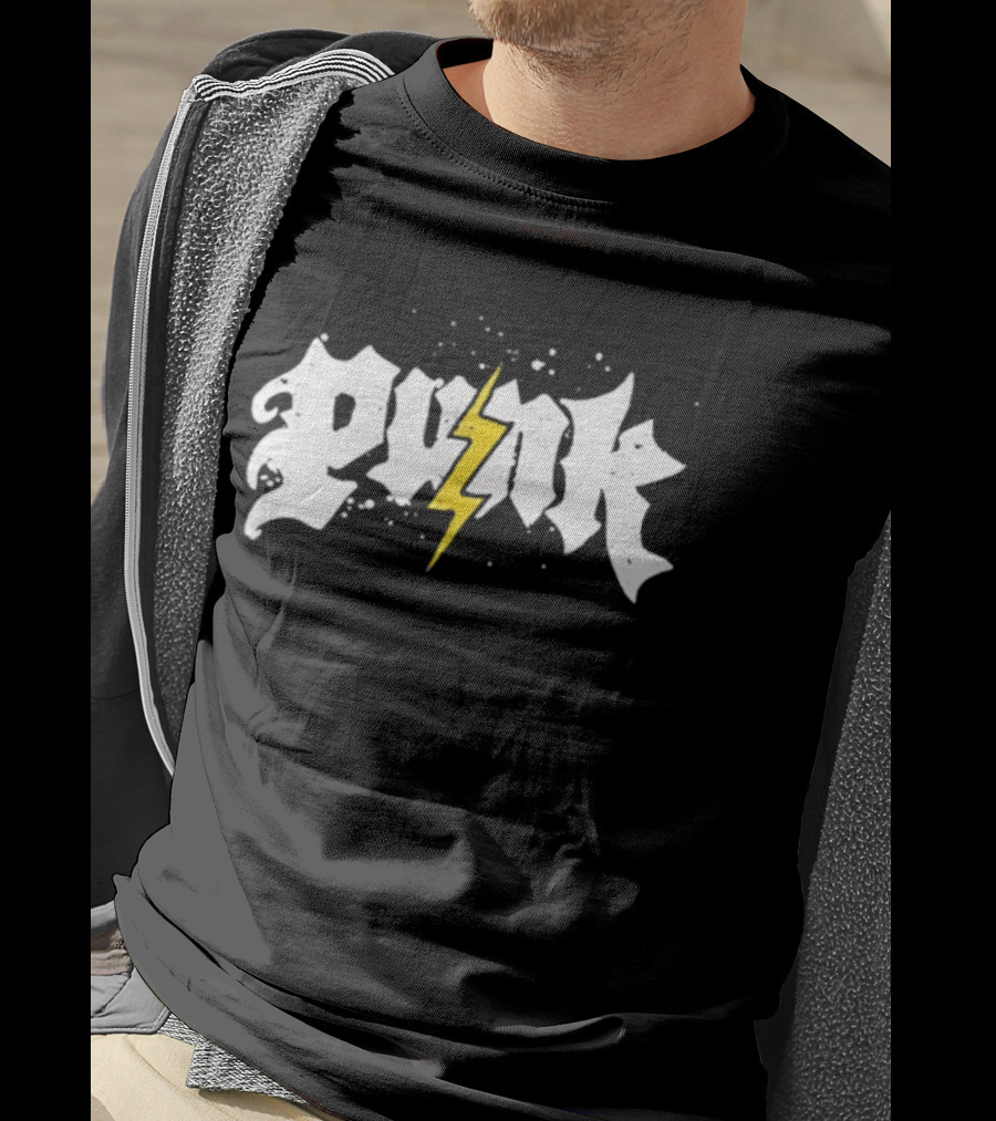 WWE CM Punk Lightning Bolt T-Shirt