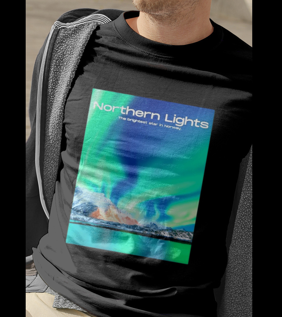 Northern Lights The Brightest Star In Norway T-Shirt