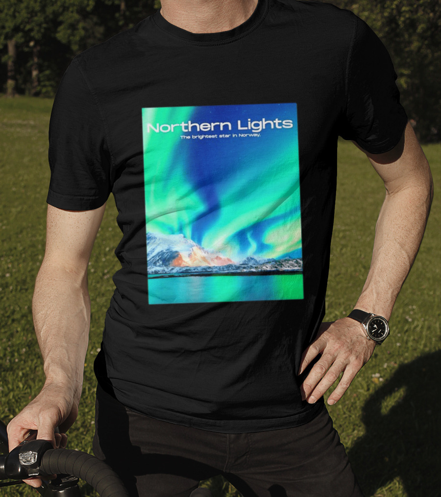 Northern Lights The Brightest Star In Norway T-Shirt