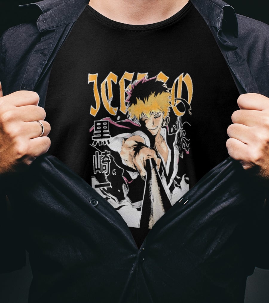 Ichigo Kurosaki Bleach Anime Bootleg Manga T-Shirt