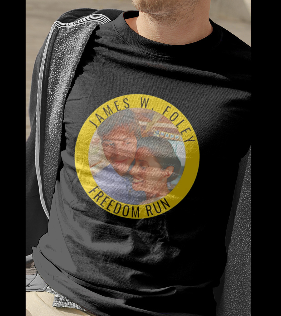 James W Foley Freedom Run Memorial Charity Event T-Shirt