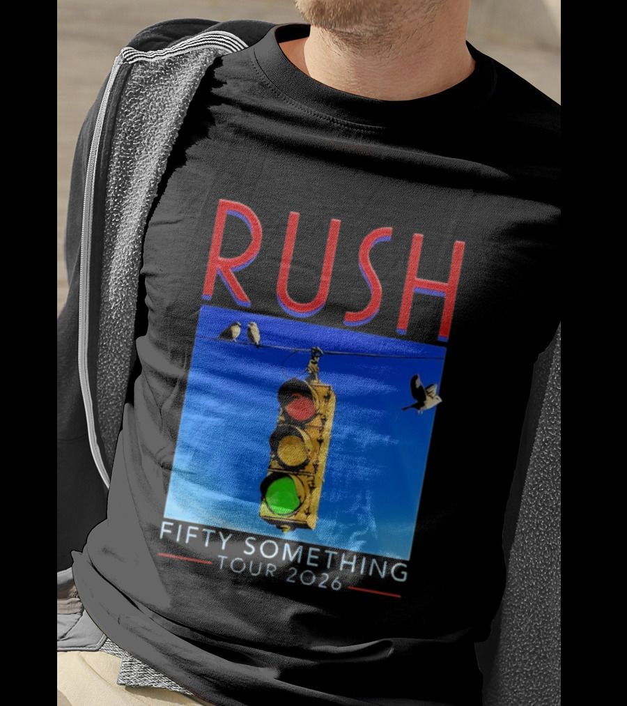 Rush Fifty Something Tour 2026 Traffic Light T-Shirt