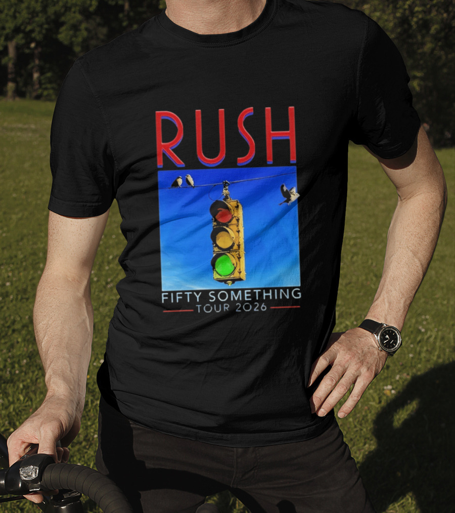 Rush Fifty Something Tour 2026 Traffic Light T-Shirt