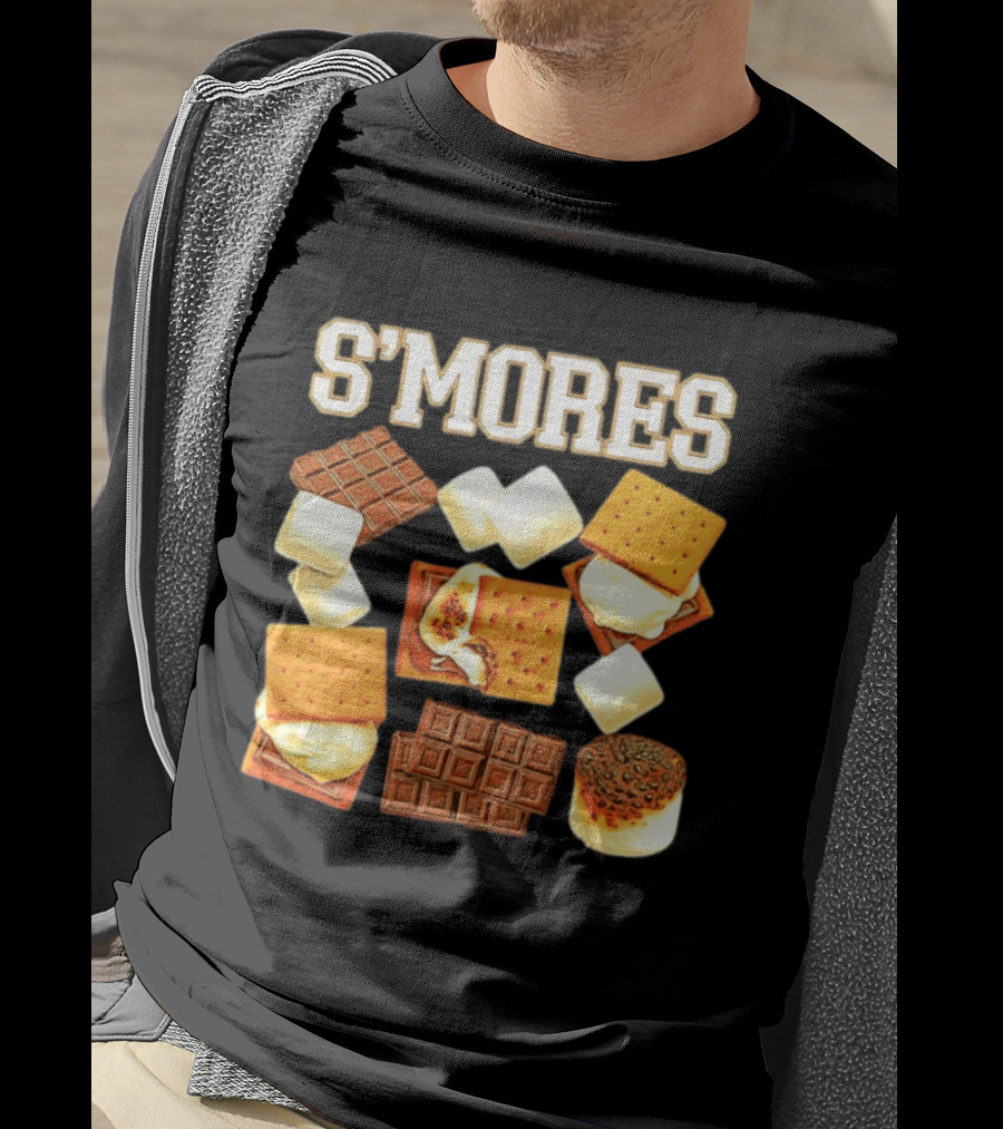 S'mores Marshmallow Chocolate Graham Cracker Delight T-Shirt