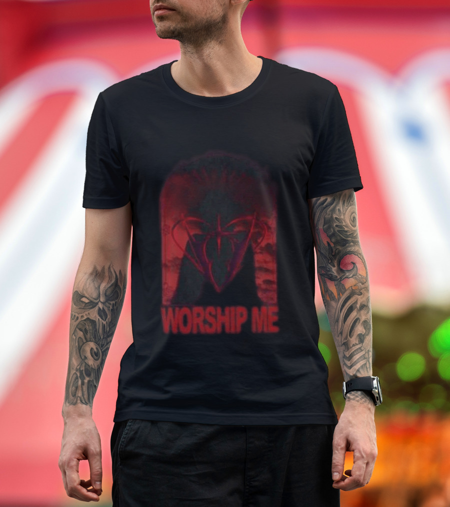 Magnolia Park Worship Me Red Heart T-Shirt