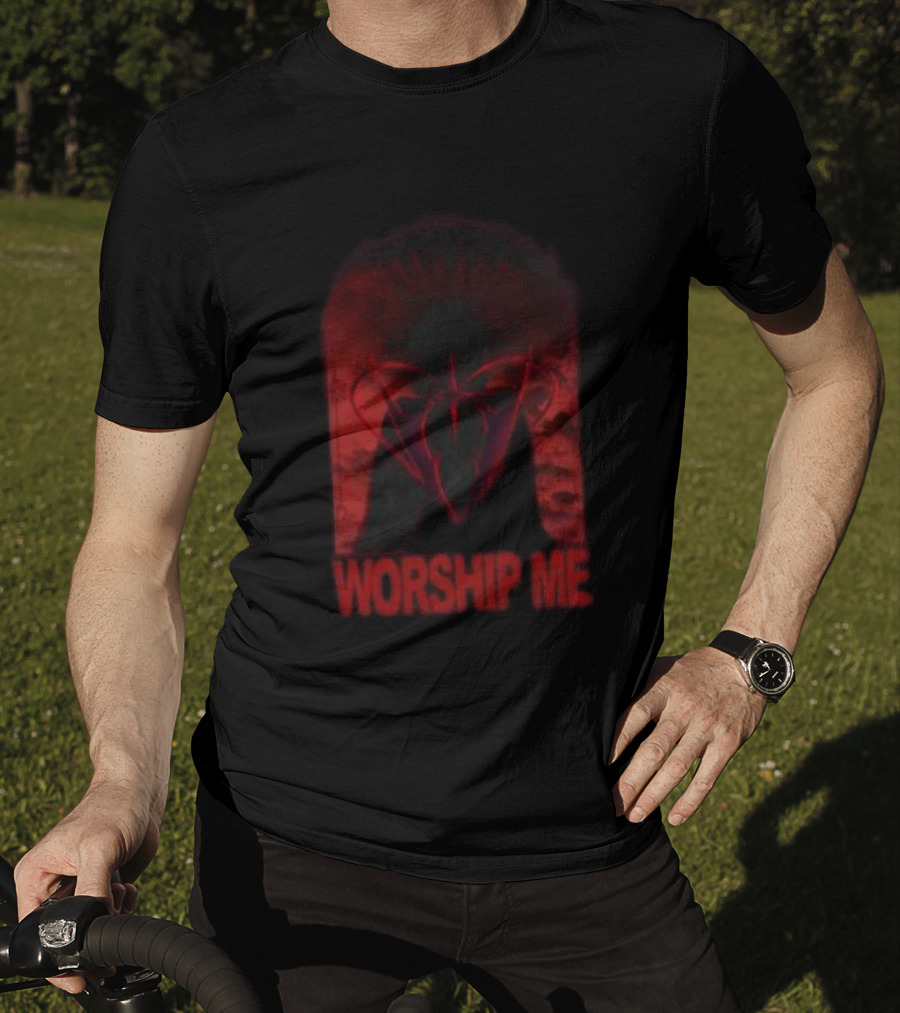 Magnolia Park Worship Me Red Heart T-Shirt