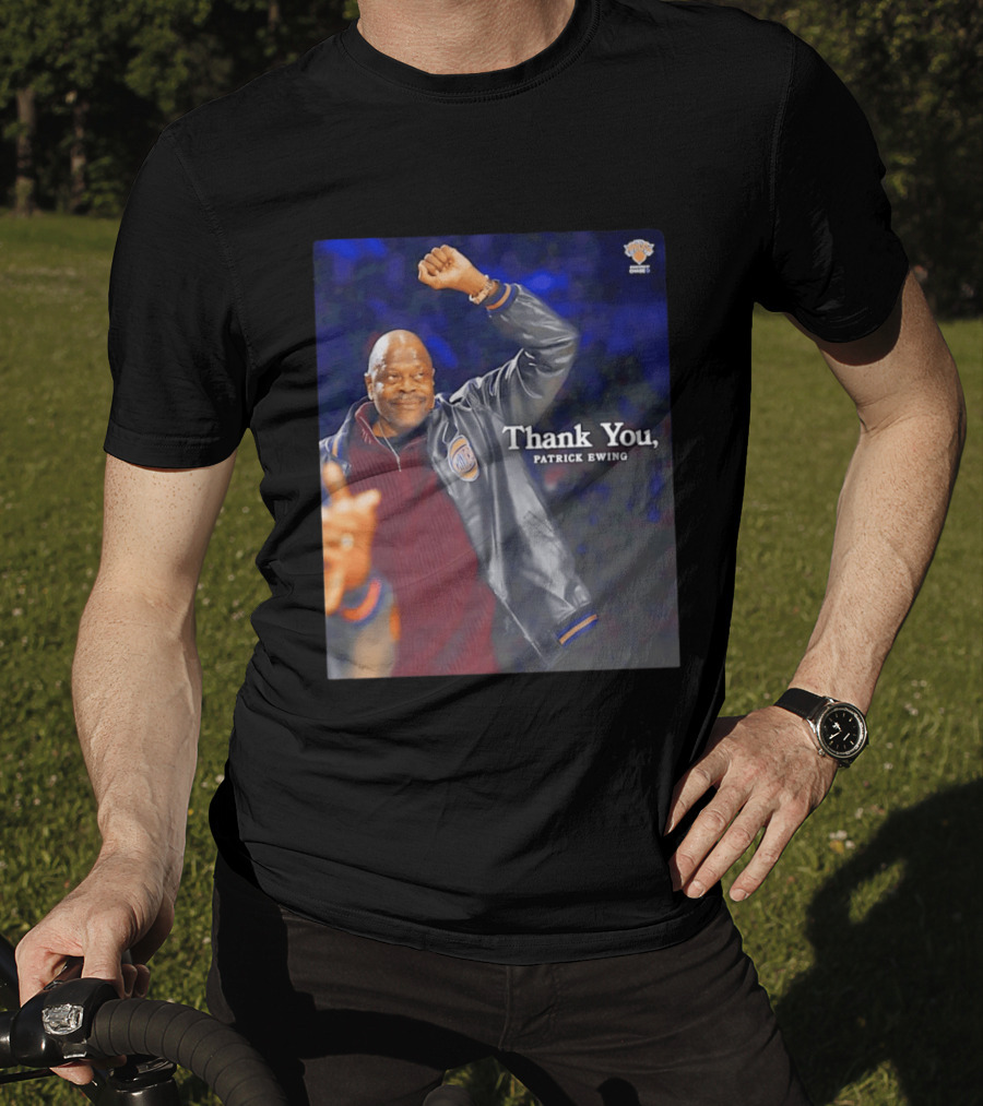 Thank You Patrick Ewing New York Knicks NBA Legends T-Shirt