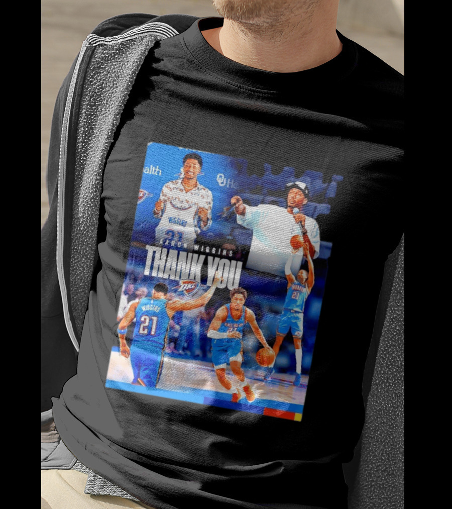 Aaron Wiggins Oklahoma City Thunder Thank You T-Shirt