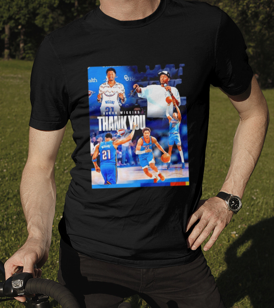 Aaron Wiggins Oklahoma City Thunder Thank You T-Shirt