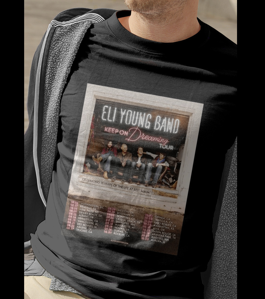 Eli Young Band Keep On Dreaming Tour USA 2026 T-Shirt