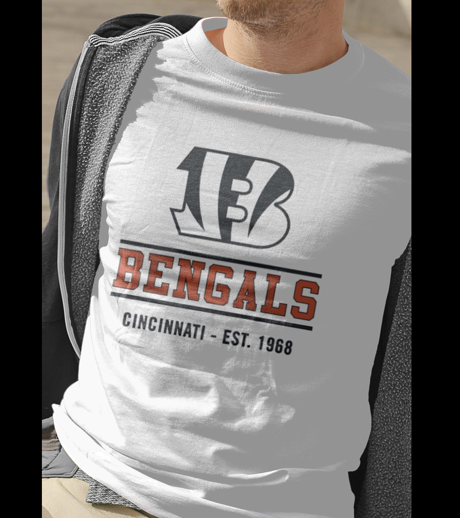 Cincinnati Bengals B Logo Est 1968 T-Shirt