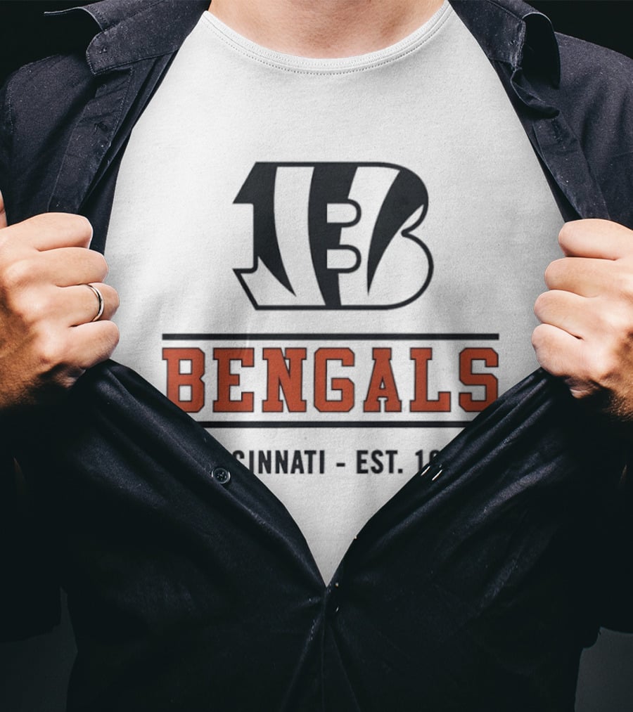 Cincinnati Bengals B Logo Est 1968 T-Shirt