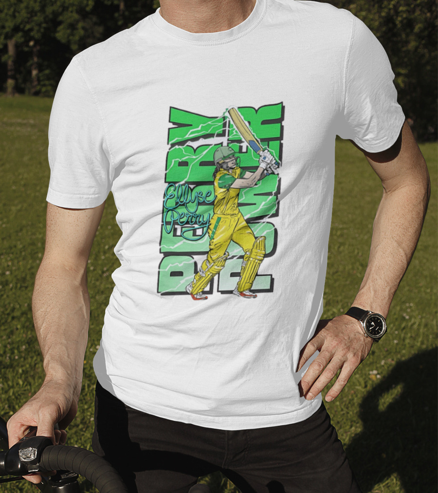 Ellyse Perry Australian Power Cricket Player Australia T-Shirt