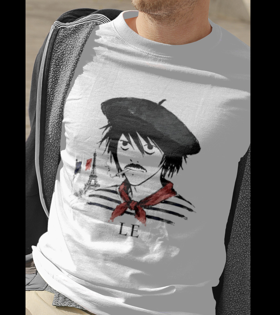 LE D. Note L Death Note Eiffel Tower France T-Shirt