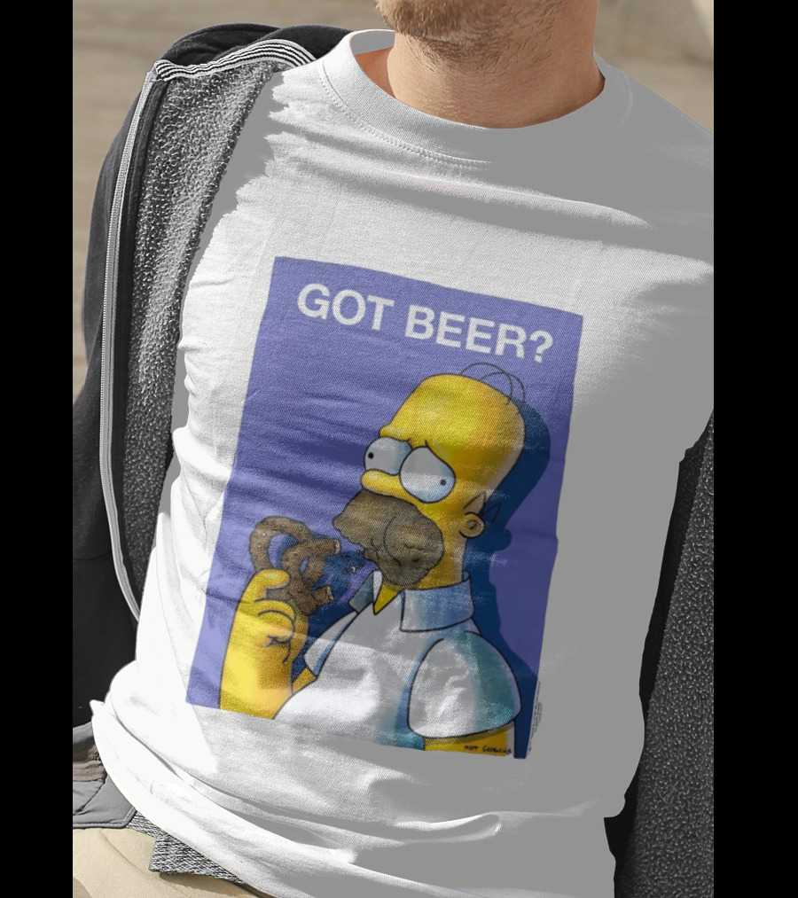 Got Beer Homer Eating Pretzel T-Shirt