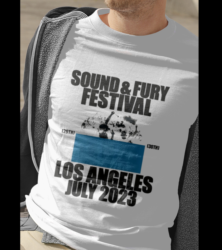 Sound And Fury Festival Los Angeles July 2023 Stage Dive Chaos Event Music Celebration T-Shirt