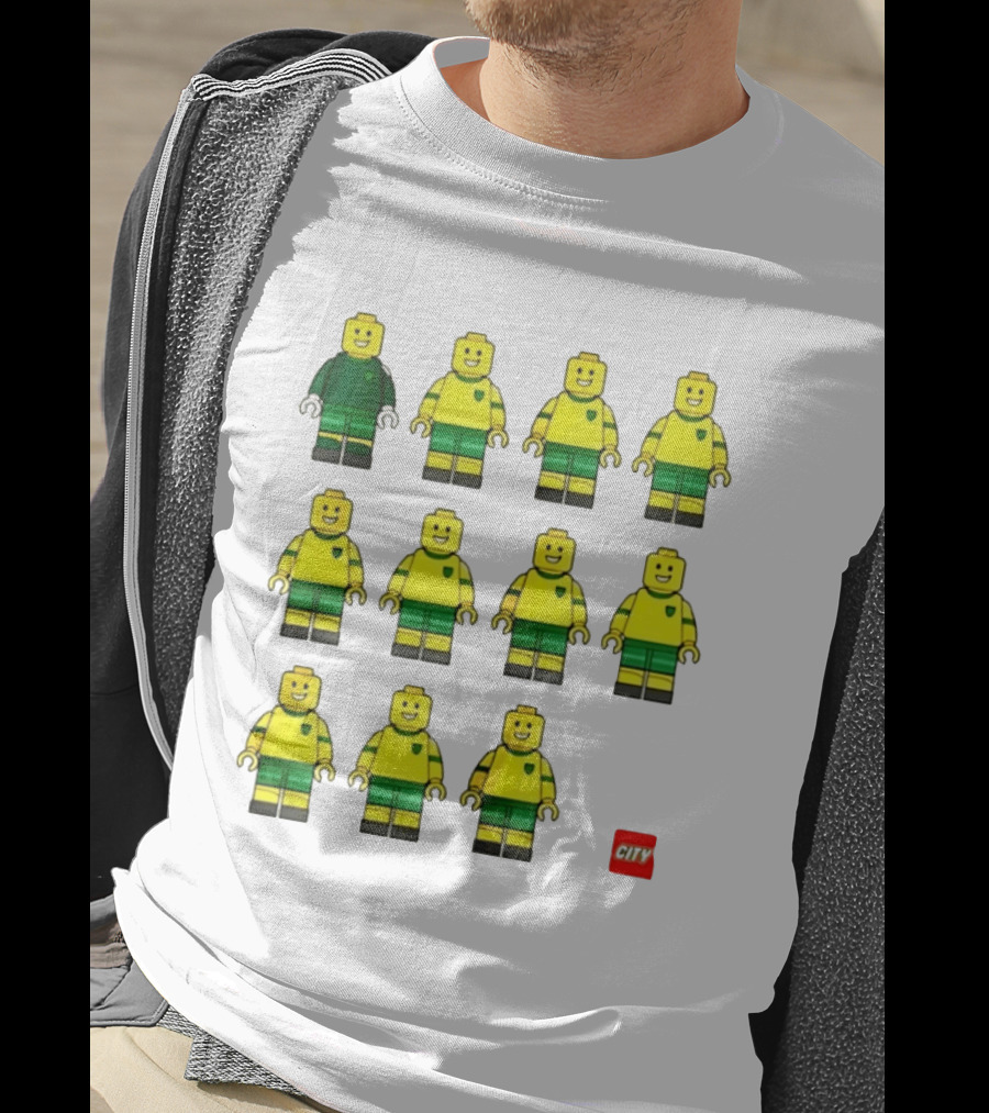 Norwich City F.C. Lego Minifigures Team Formation T-Shirt