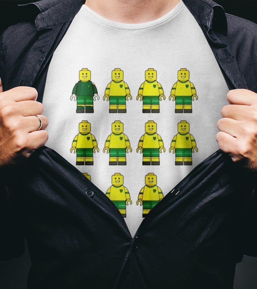 Norwich City F.C. Lego Minifigures Team Formation T-Shirt
