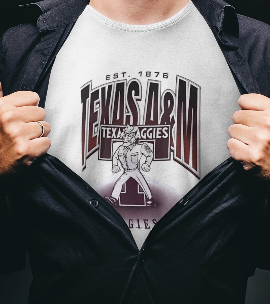 Texas A&M Aggies Est 1876 College Station Traditions Aggieland Football Texas T T-Shirt