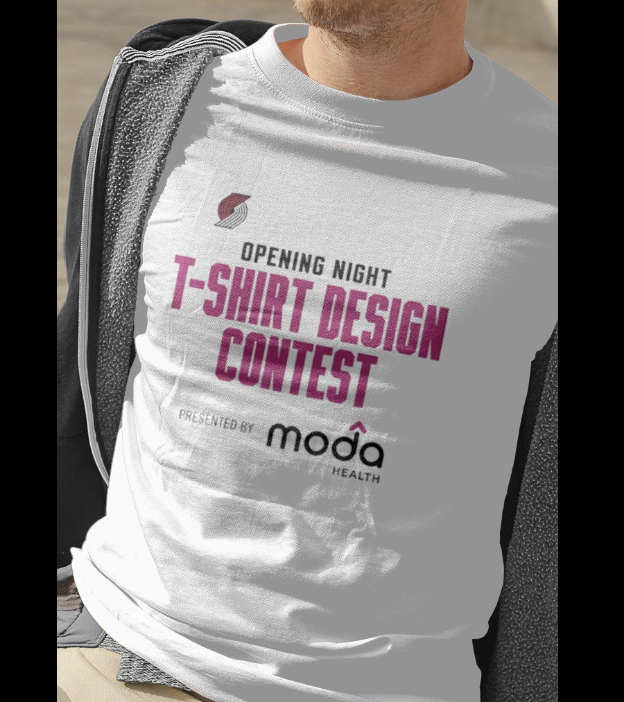 Portland Trail Blazers Opening Night Contest Moda Health T-Shirt