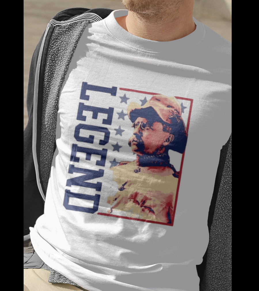 Legend Teddy Roosevelt Stars Iconic Figure T-Shirt