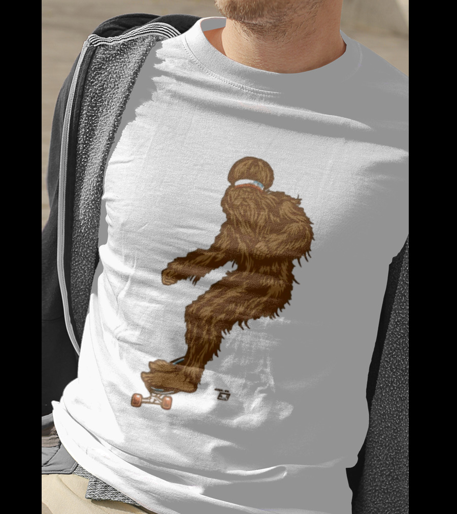 Ames Bros Skater Bigfoot Sasquatch Skateboard Legend T-Shirt
