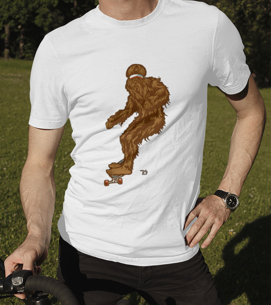 Ames Bros Skater Bigfoot Sasquatch Skateboard Legend T-Shirt
