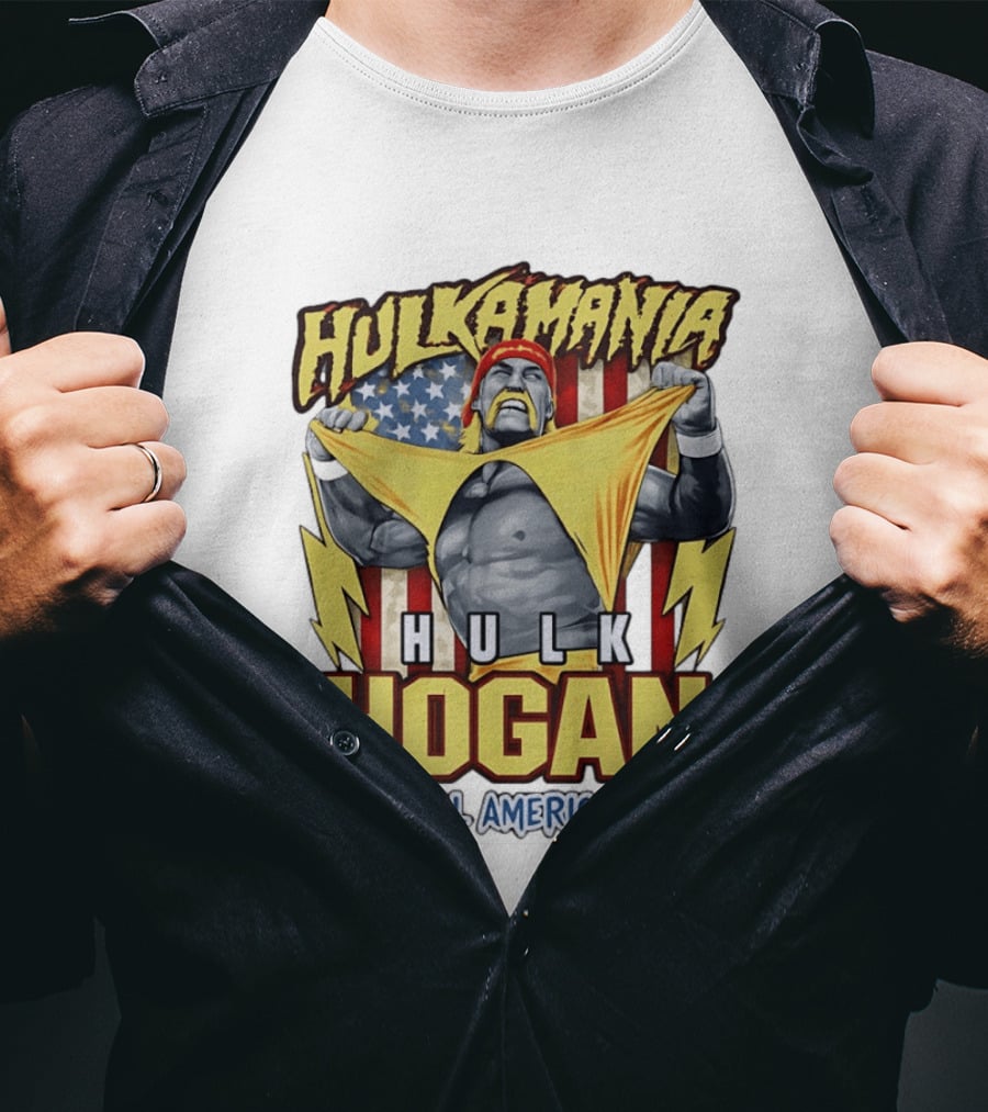 Hulkamania Hulk Hogan Real American WWE Legend T-Shirt