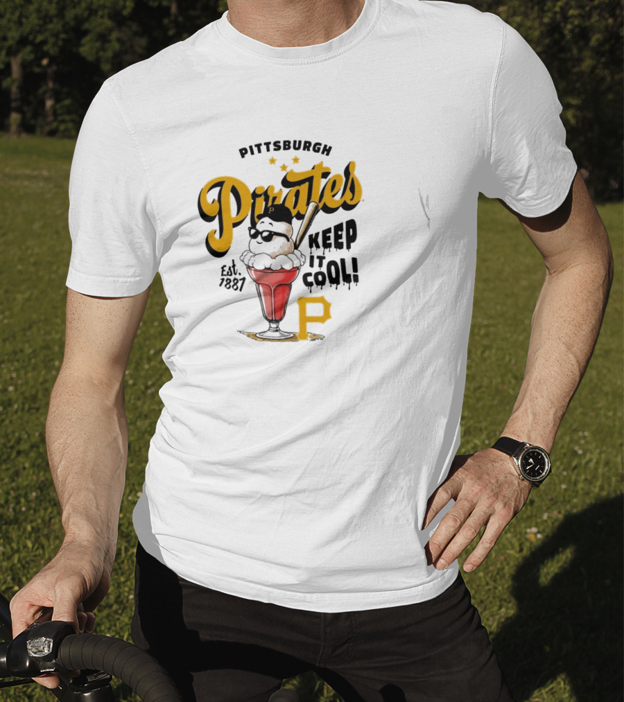 Pittsburgh Pirates Keep It Cool Est 1887 Ice Cream Sundae T-Shirt