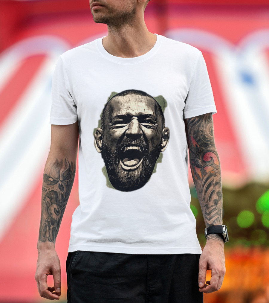 UFC The Notorious Conor McGregor Takeover Swag Head 2 Sided T-Shirt