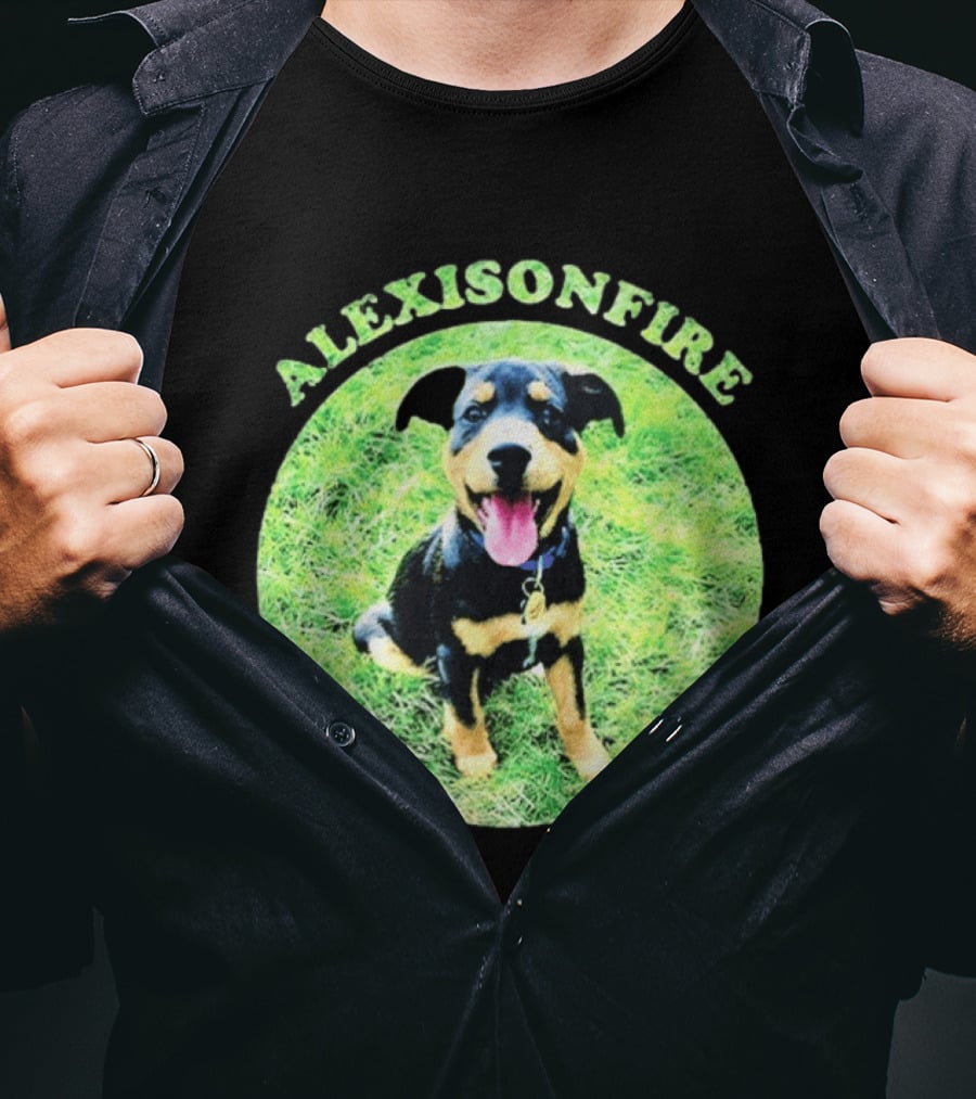 Alexisonfire Pupper Dog On Grass T-Shirt