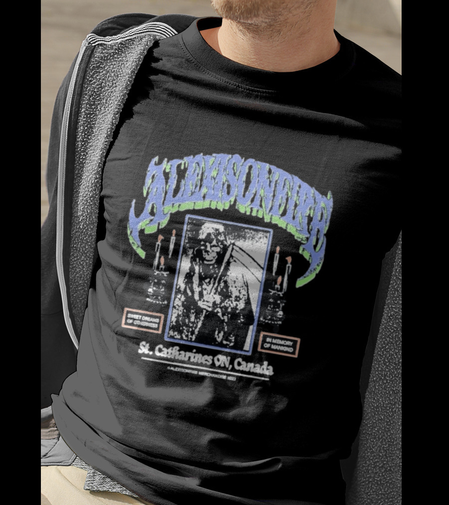 Alexisonfire St Catharines ON Canada Sweet Dreams Of Otherness In Memory Of Mankind Candle T-Shirt